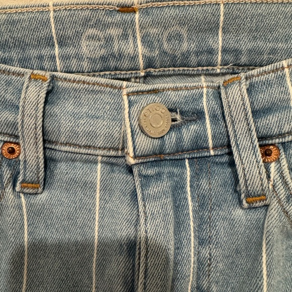 ETICA Ethically Made Goods FINN Ankle Jeans Mill Creek Stripe high waisted - Picture 5 of 11